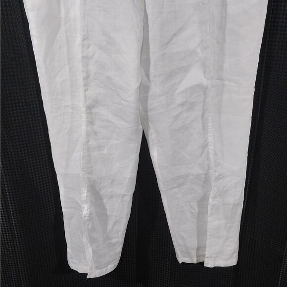 NWT! DANNY ROBERT'S! 100% FINE WHITE LINEN WIDE LEG PANTS, SLACKS! SZ 2X - Picture 6 of 12